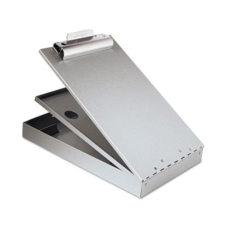 Saunders Mfg. Co. Saunders, CRUISER MATE ALUMINUM STORAGE CLIPBOARD, 1.5in CLIP CAP, 8.5 X 12 SHEETS, SILVER 21017
